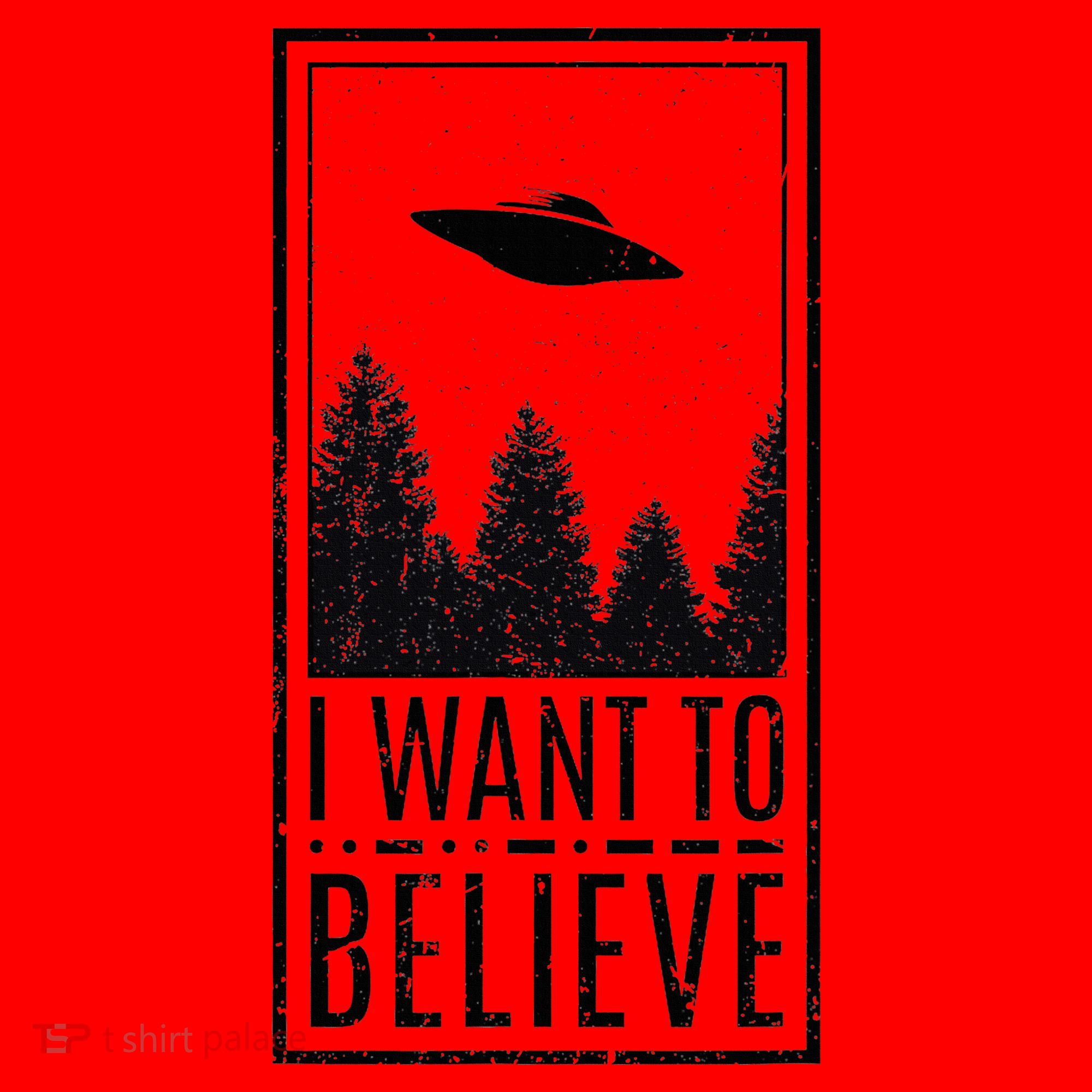 I Want To Believe Ufo Believer Alien Conspiracy Santa Hat