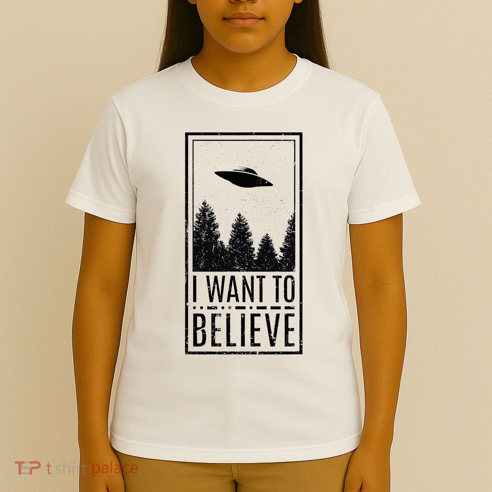 I Want To Believe Ufo Believer Alien Conspiracy T-Shirt