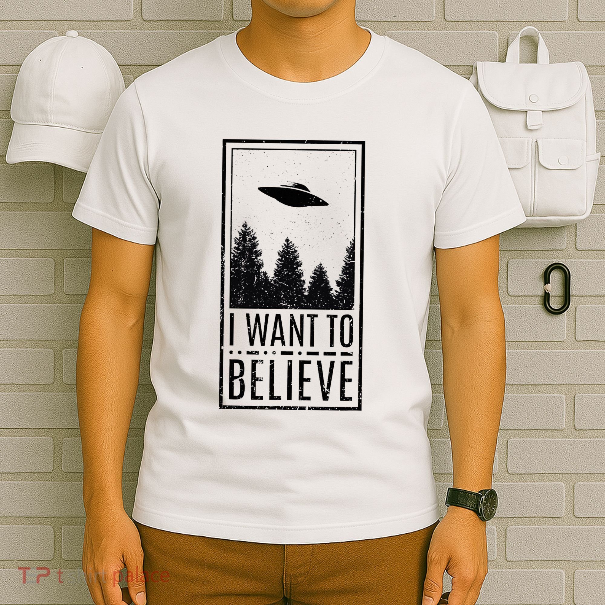 I Want To Believe Ufo Believer Alien Conspiracy T-Shirt