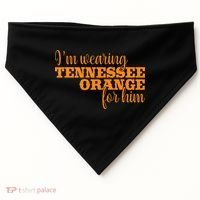 IM Wearing Tennessee Orange For Him Tn Orange USA-Made Doggie Bandana thumb 0