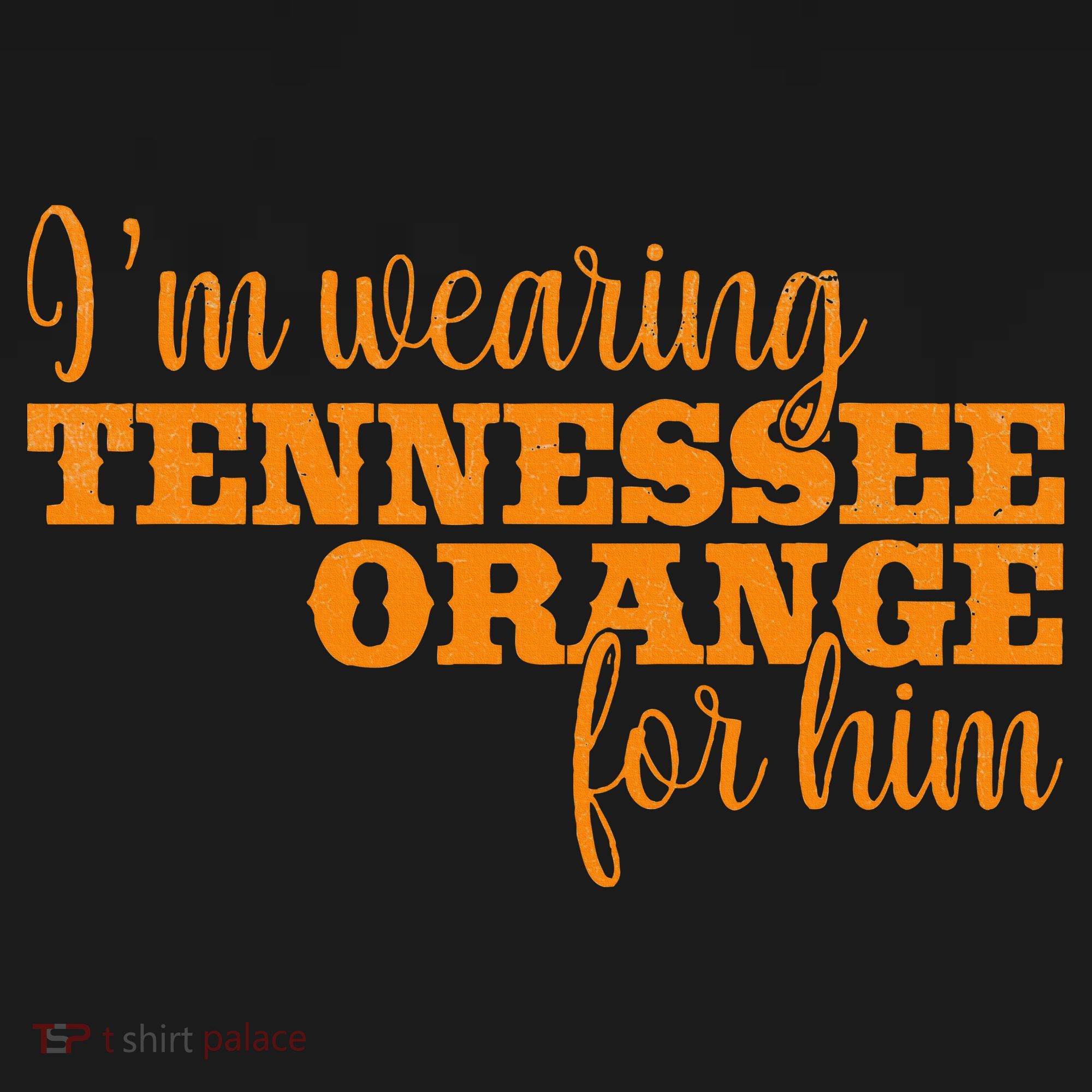 IM Wearing Tennessee Orange For Him Tn Orange Women's Hoodie