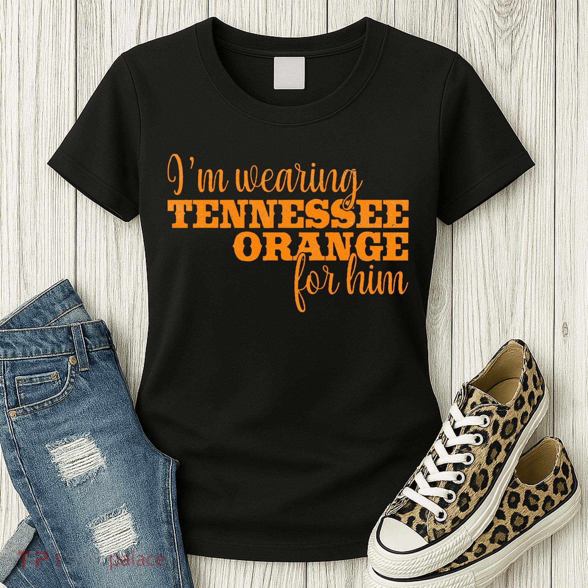 IM Wearing Tennessee Orange For Him Tn Orange Women's T-Shirt