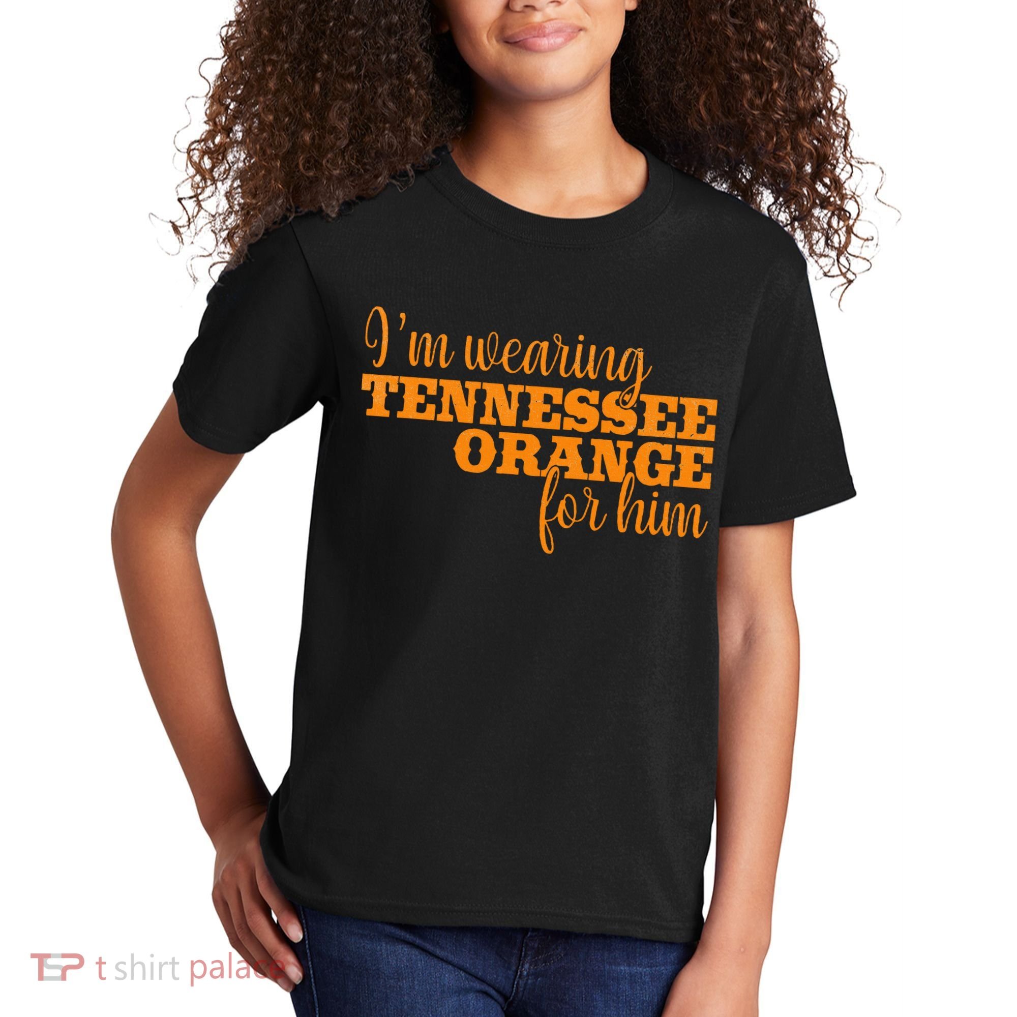 IM Wearing Tennessee Orange For Him Tn Orange Kids T-Shirt