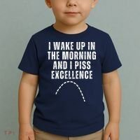 I Wake Up In The Morning And I Piss Excellence Toddler T-Shirt thumb 2