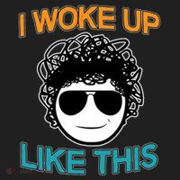 I Woke Up Like This Funny Emoji Smile Cool Face Tumbler thumb 3