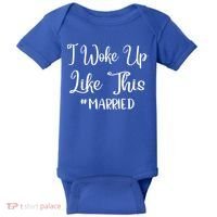 I Woke Up Like This Married Gift Baby Bodysuit thumb 0