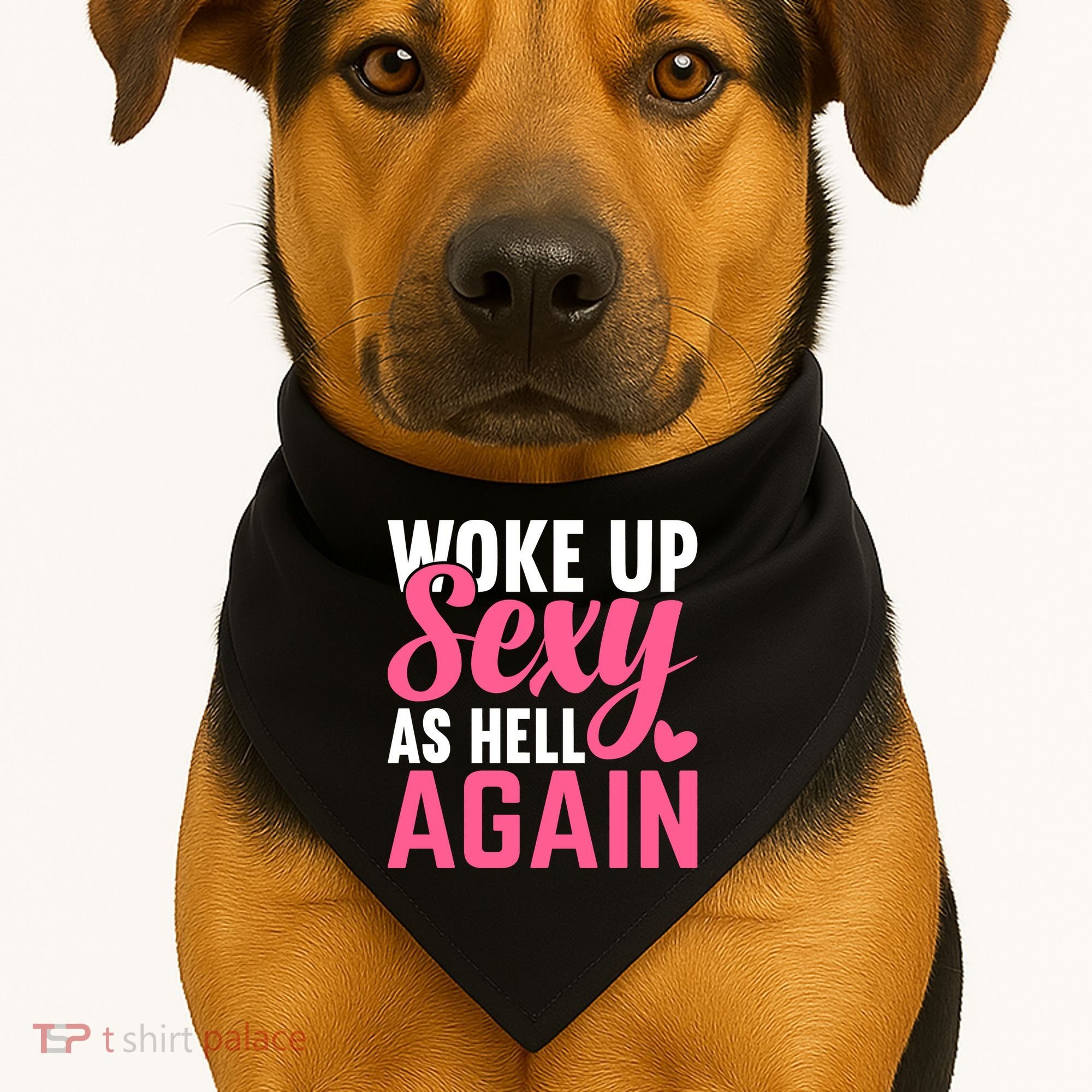 I Woke Up Sexy As Hell Again USA-Made Doggie Bandana