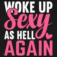 I Woke Up Sexy As Hell Again USA-Made Doggie Bandana thumb 2