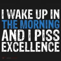 I Wake Up, In Morning And I Piss Excellence USA-Made Doggie Bandana thumb 2