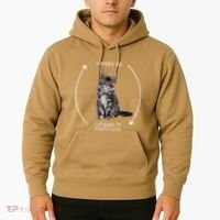 I Wake Up I Engage In Tomfoolery Silly Cat Meme Maine Coon Hoodie thumb 2