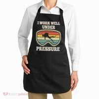 I Work Well Pressure Distressed Scuba Diving Diver Apron thumb 2