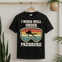 I Work Well Pressure Distressed Scuba Diving Diver T-Shirt thumb 2