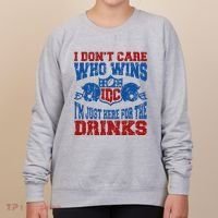 Idc Who Wins Funny Retro Football Women's Sweatshirt thumb 0