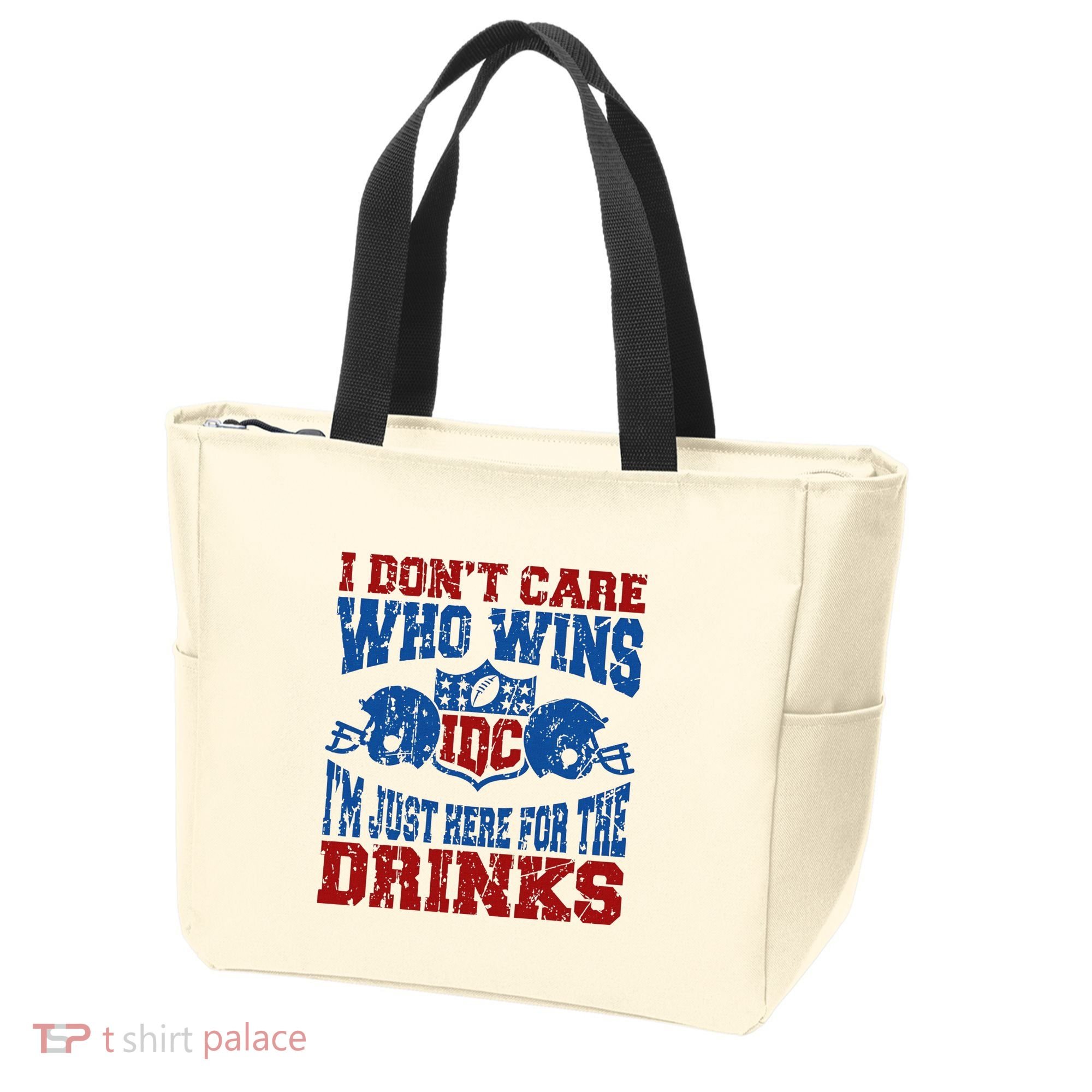 Idc Who Wins Funny Retro Football Tote Bag