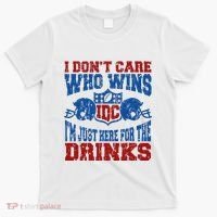 Idc Who Wins Funny Retro Football T-Shirt thumb 0