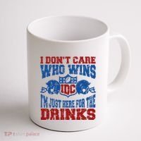 Idc Who Wins Funny Retro Football Coffee Mug thumb 1