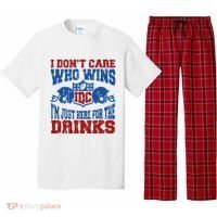 Idc Who Wins Funny Retro Football Pajama Set thumb 0