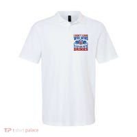 Idc Who Wins Funny Retro Football Polo thumb 0