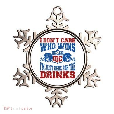 Idc Who Wins Funny Retro Football Ornament