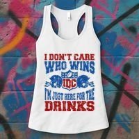 Idc Who Wins Funny Retro Football Women's Tank Top thumb 3