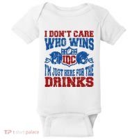 Idc Who Wins Funny Retro Football Baby Bodysuit thumb 0