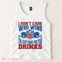 Idc Who Wins Funny Retro Football Tank Top thumb 2