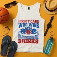 Idc Who Wins Funny Retro Football Tank Top thumb 4