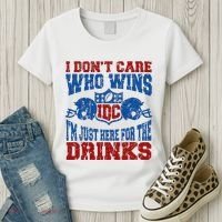 Idc Who Wins Funny Retro Football Women's T-Shirt thumb 3