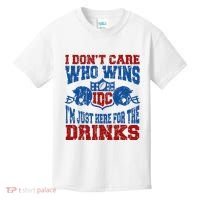 Idc Who Wins Funny Retro Football Kids T-Shirt thumb 0