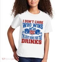 Idc Who Wins Funny Retro Football Kids T-Shirt thumb 2