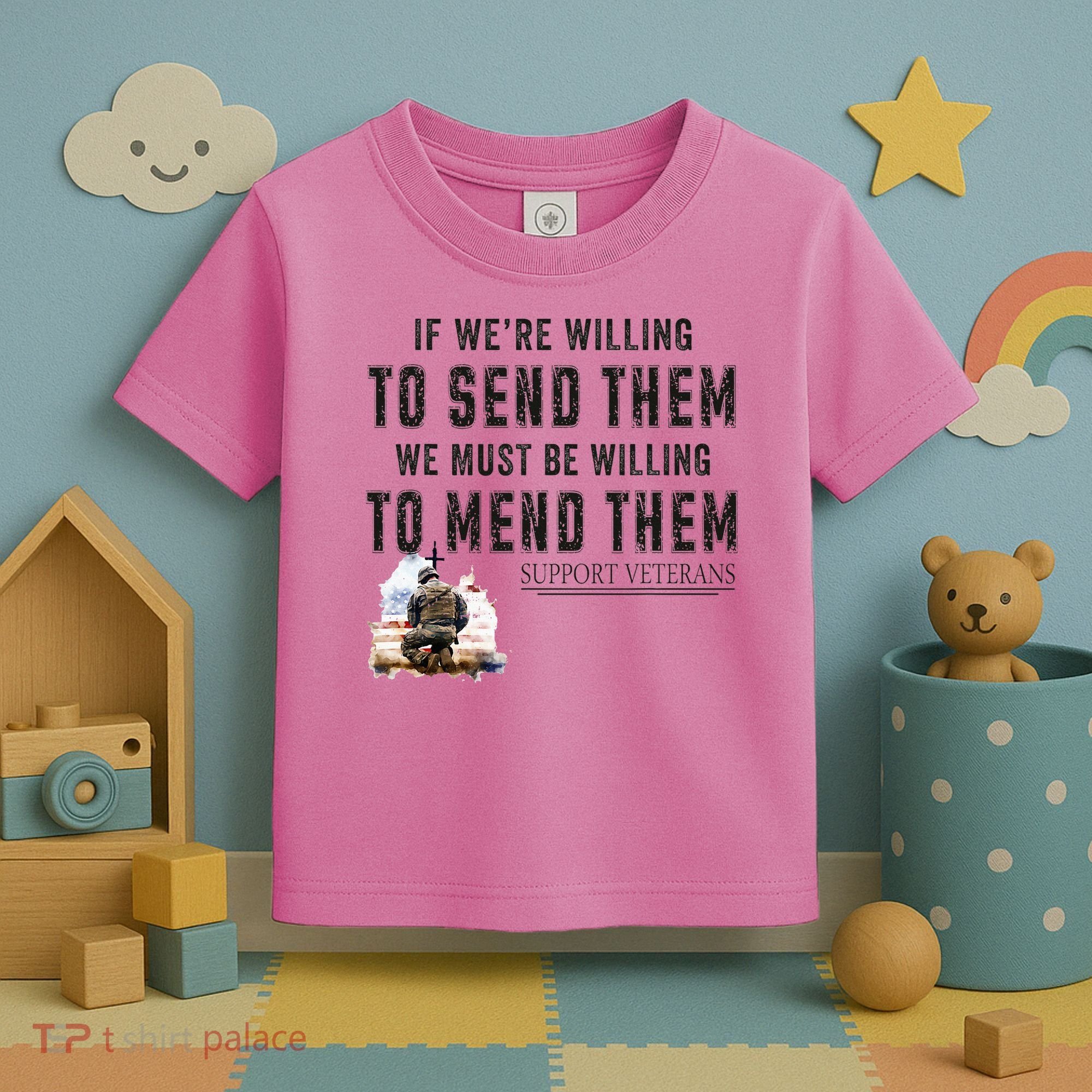 If WeRe Willing To Send Them We Must Be Willing To Mend Gpa Toddler T-Shirt