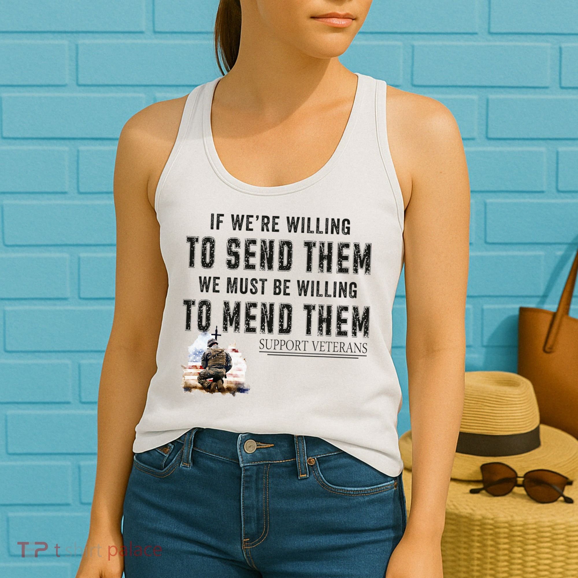 If WeRe Willing To Send Them We Must Be Willing To Mend Gpa Women's Tank Top