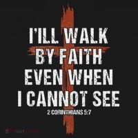 I Will Walk By Faith Even When I Cannot See Christian Jesus Women's Hoodie thumb 2