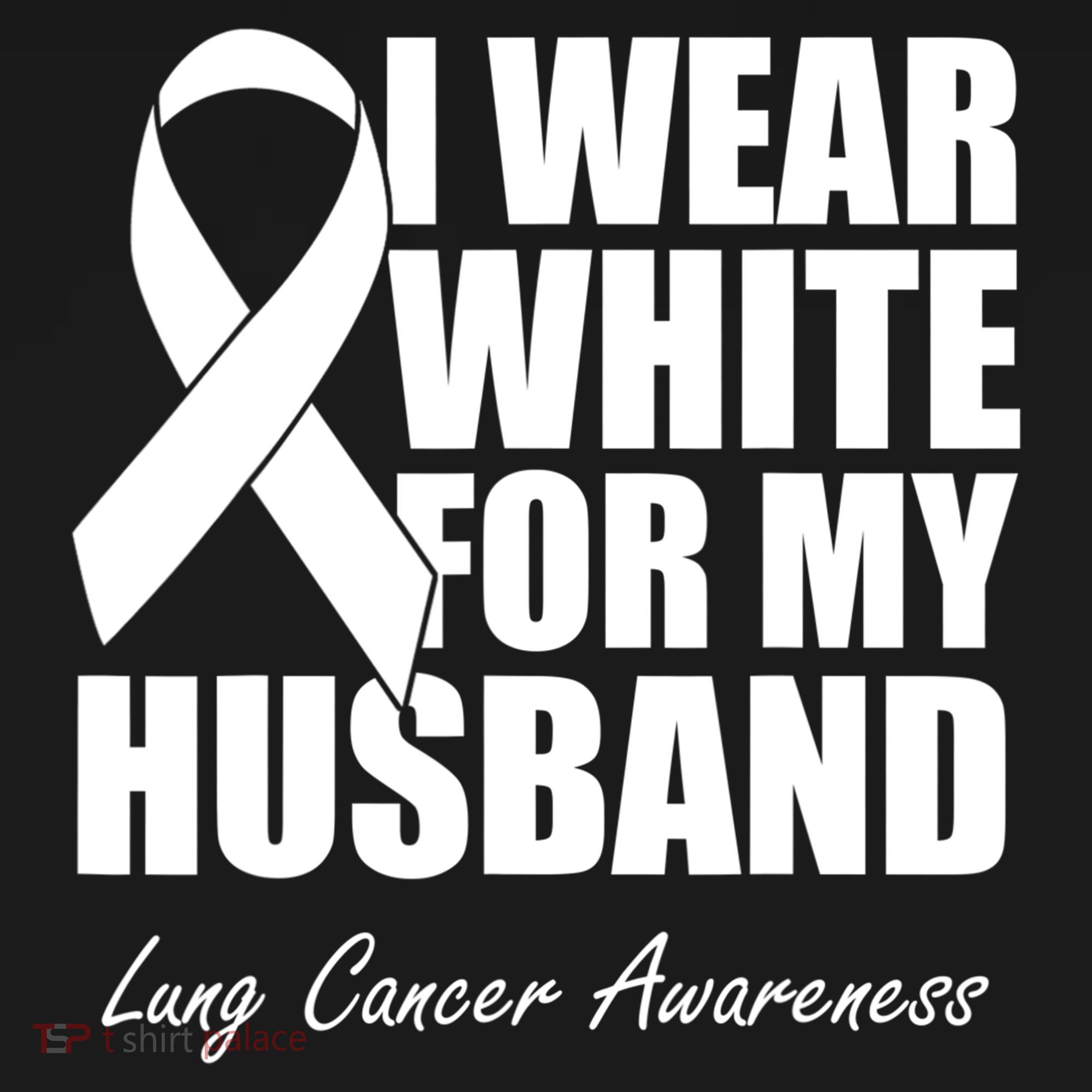 I Wear White For My Husband Lung Cancer Awareness Gift Ornament
