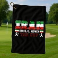 Iran Will Win The Cup IranIran Golf Towel thumb 1