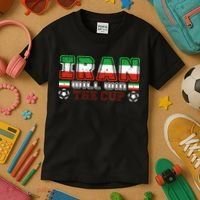 Iran Will Win The Cup IranIran Kids T-Shirt thumb 3