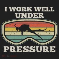I Work Well Pressure Distressed Scuba Diving Diver Tumbler thumb 3