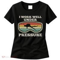 I Work Well Pressure Distressed Scuba Diving Diver Women's T-Shirt thumb 0