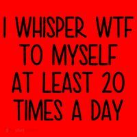 I Whisper Wtf To Myself At Least 20 Times A Day Santa Hat thumb 1