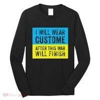 I Will Wear Costume After This War Will Finish Zelensky Long Sleeve Shirt thumb 0