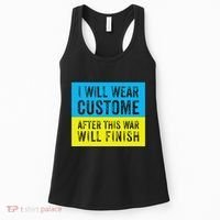 I Will Wear Costume After This War Will Finish Zelensky Women's Tank Top thumb 0
