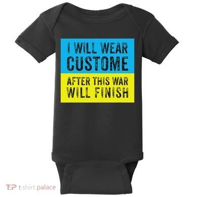 I Will Wear Costume After This War Will Finish Zelensky Baby Bodysuit