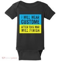 I Will Wear Costume After This War Will Finish Zelensky Baby Bodysuit thumb 0