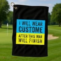 I Will Wear Costume After This War Will Finish Zelensky Golf Towel thumb 1