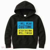 I Will Wear Costume After This War Will Finish Zelensky Kids Hoodie thumb 0