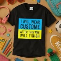 I Will Wear Costume After This War Will Finish Zelensky Kids T-Shirt thumb 3