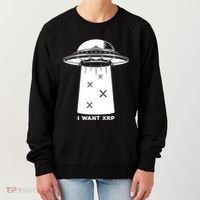 I Want Xrp Ripple Token Crypto Coin Millionaire Cool Gift Women's Sweatshirt thumb 0