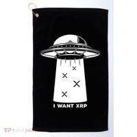 I Want Xrp Ripple Token Crypto Coin Millionaire Cool Gift Golf Towel thumb 0