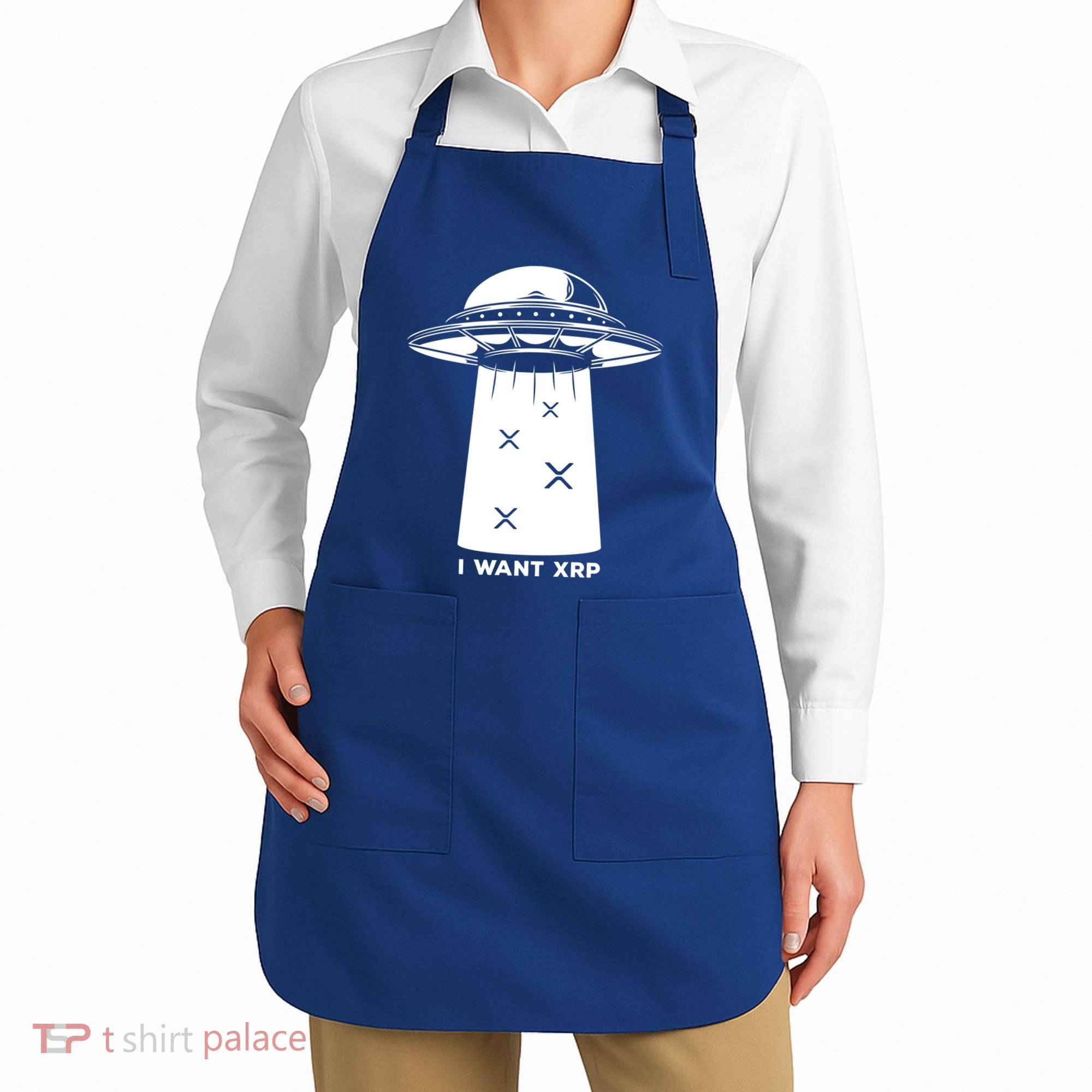 I Want Xrp Ripple Token Crypto Coin Millionaire Cool Gift Apron