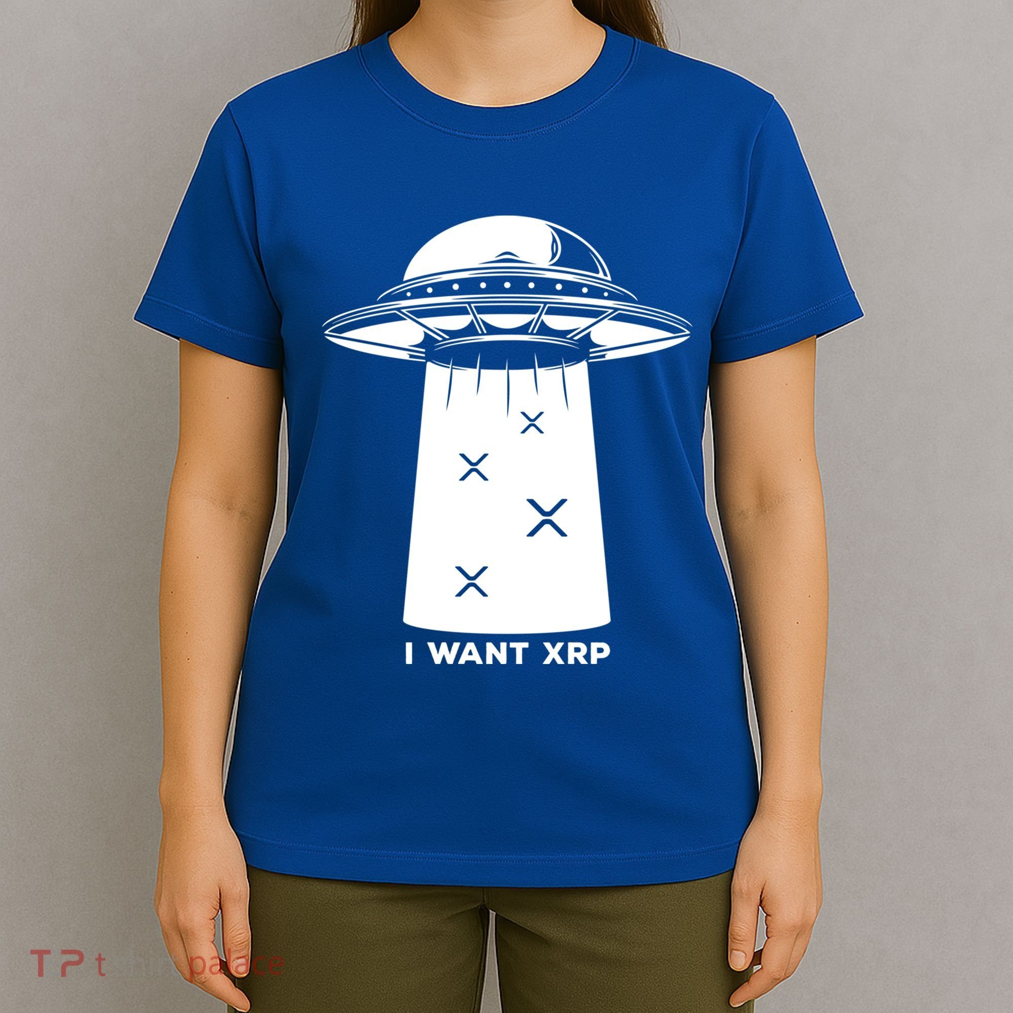 I Want Xrp Ripple Token Crypto Coin Millionaire Cool Gift T-Shirt
